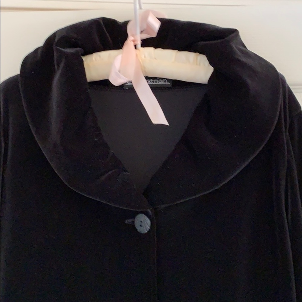 EQUESTRIAN Velvet Tunic/Coat